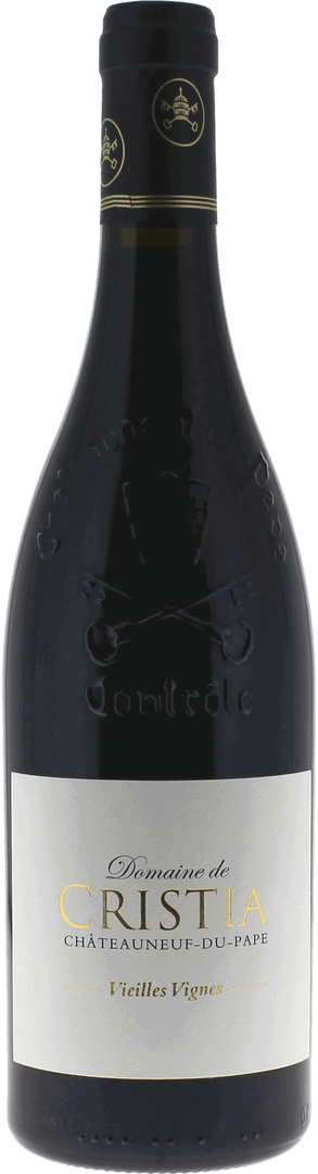Domaine De Cristia Vieilles Vignes Châteauneuf-Du-Pape, 2019 - Bottle Hero