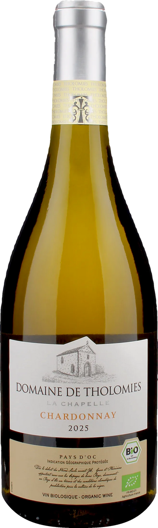 Domaine de Tholomies La Chapelle Pays d'Oc Chardonnay 2025 - Bottle Hero