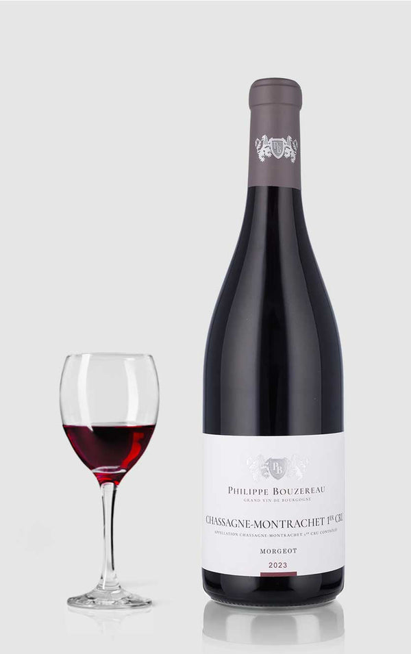 Domaine Philippe Bouzereau, Chassagne Montrachet 1. Cru Morgeots 2023 - Bottle Hero