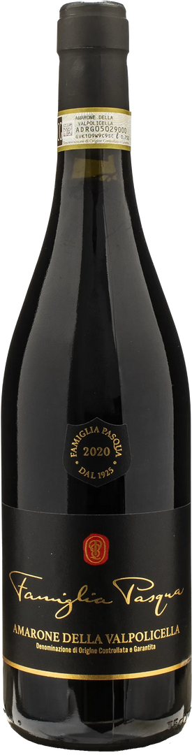 Pasqua Amarone della Valpolicella Famiglia Pasqua 2020 - Bottle Hero
