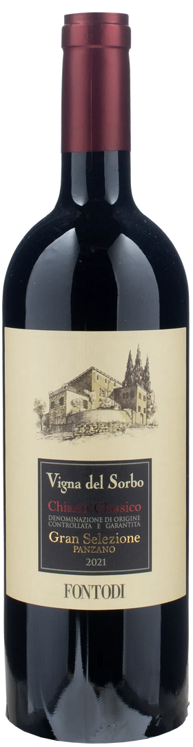 Fontodi Chianti Classico Gran Selezione Vigna del Sorbo Panzano 2021 - Bottle Hero