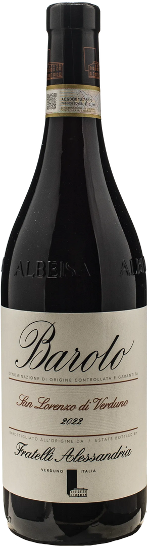 Fratelli Alessandria Barolo San Lorenzo di Verduno 2022 - Bottle Hero