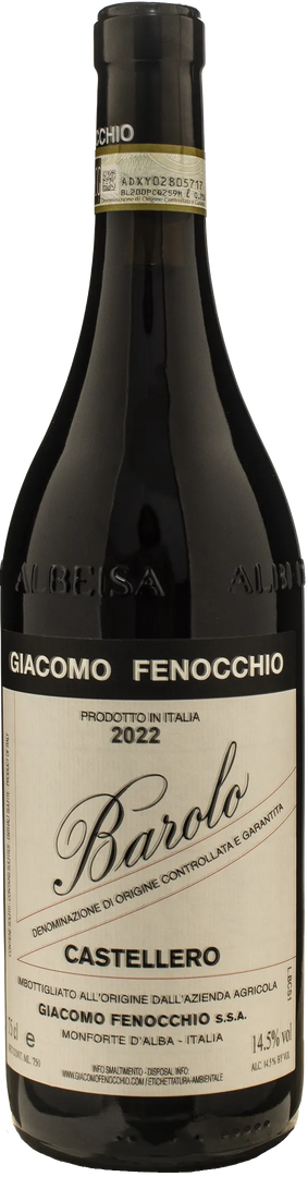 Giacomo Fenocchio Barolo Castellero 2022 - Bottle Hero