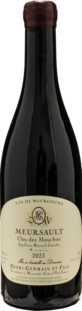 Henri Germain Meursault Rouge Clos des Mouches 2023 - Bottle Hero