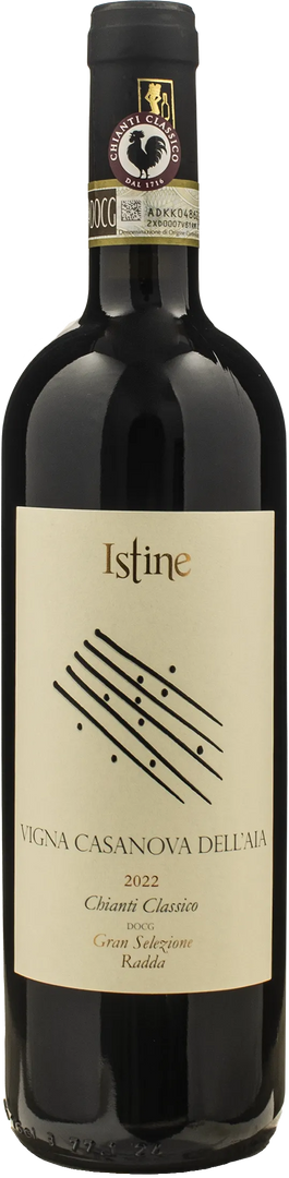 Istine Chianti Classico Radda Gran Selezione Vigna Casanova dell'Aia 2022
