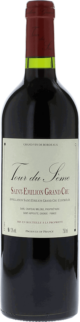 La Tour Du Seme 1er Grand Cru B Classé Saint-Emilion, 2019 - Bottle Hero