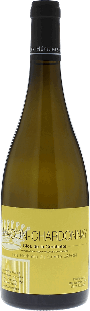 Macon Chardonnay Clos De La Crochette Domaine Les Héritiers Du Comte Lafon, 2023 - Bottle Hero