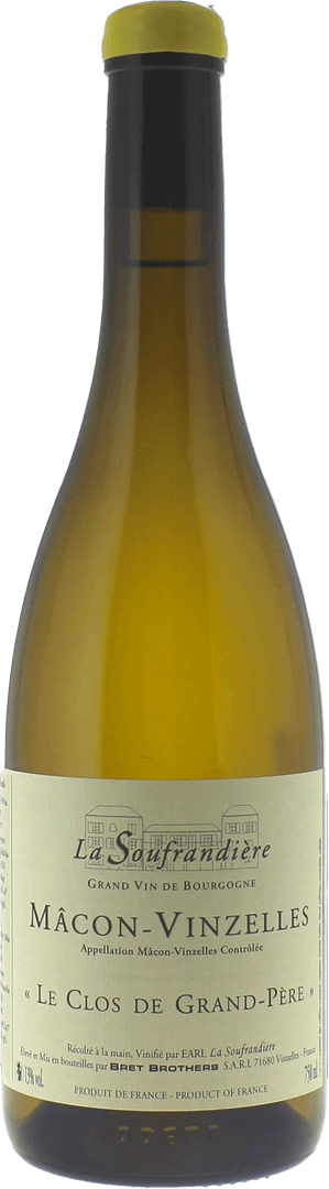 Macon-Vinzelles Clos De Grand Père La Soufrandière Domaine Bret Brothers, 2023 - Bottle Hero