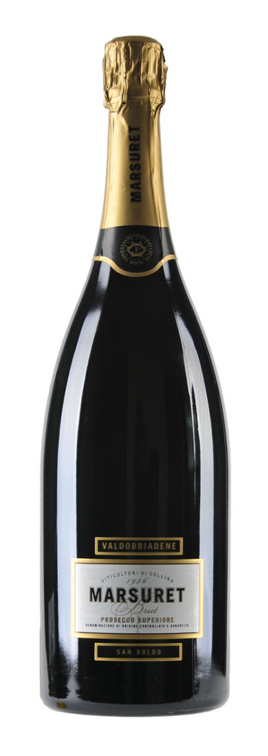 Marsuret, Prosecco Superiore di Valdobbiadene Brut San Boldo nvt NV - Bottle Hero