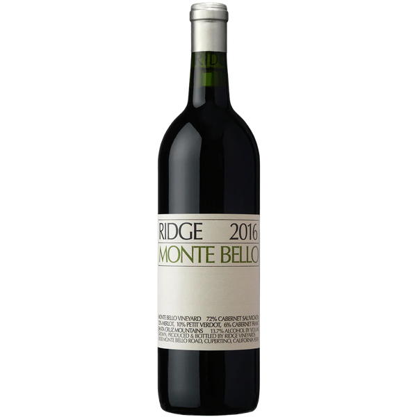 Ridge Monte Bello 2016 - Bottle Hero