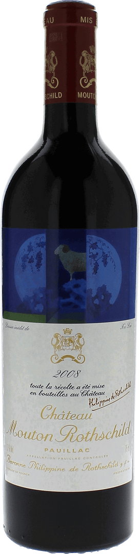 Mouton Rothschild 1er Grand Cru Classé Pauillac, 2008 - Bottle Hero