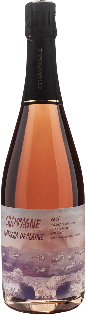 Natacha Deplaine Champagne Rosè Brut - Bottle Hero