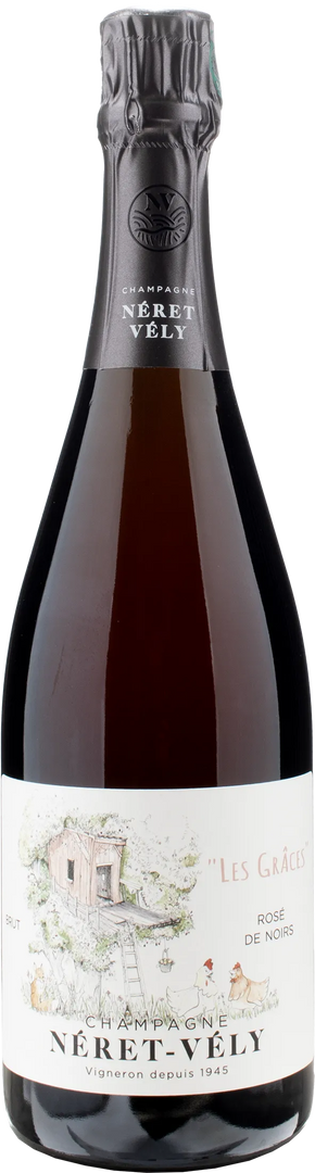 Neret Vely Champagne Rosè de Noirs Les Graces Extra Brut