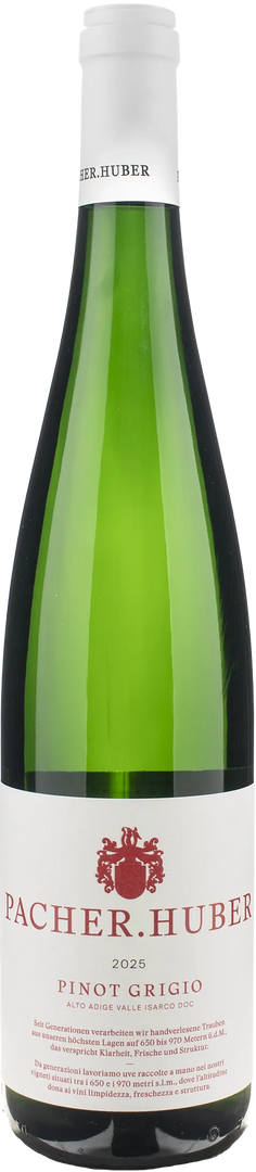 Pacher Hof Huber Valle Isarco Pinot Grigio 2025 - Bottle Hero
