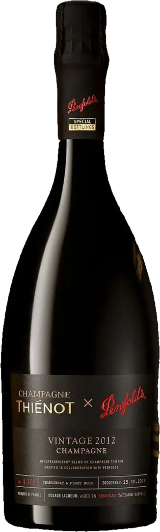 Penfolds, Thienot Lot. 1-175 Rare Champagne 2012 - Bottle Hero