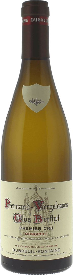 Pernand Vergelesses 1er Cru Clos Berthet Domaine Dubreuil-Fontaine, 2023 - Bottle Hero