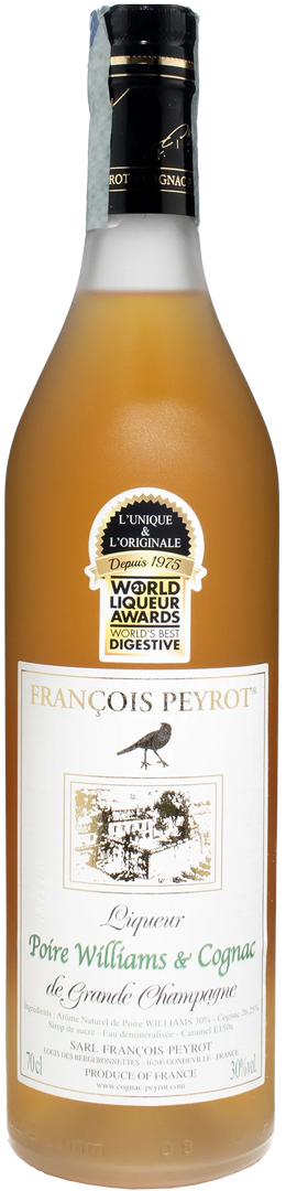 Peyrot Liquer Poire Williams & Cognac de Grand Champagne 0.7L