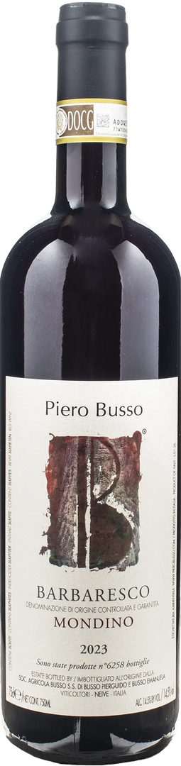 Piero Busso Barbaresco Mondino 2023 - Bottle Hero