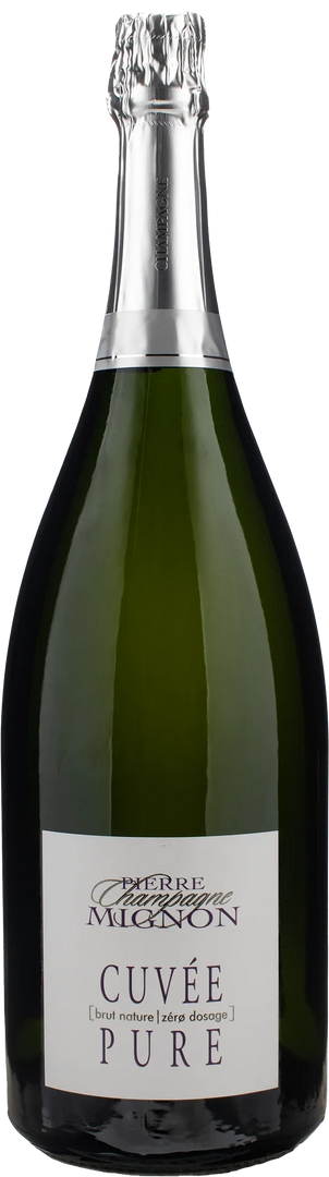 Pierre Mignon Champagne Cuvee Pure Zero Dosage Brut Nature Magnum - Bottle Hero