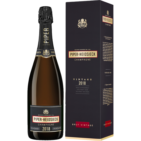 Piper Heidsieck Vintage Brut 2018 GIFTBOX Caviste - Bottle Hero