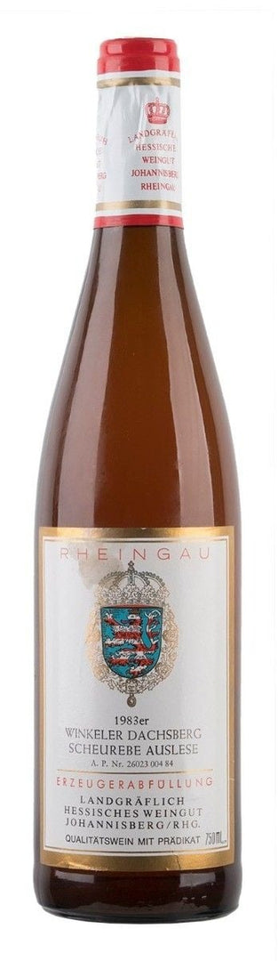 Prinz von Hessen, Winkeler Dachsberg Riesling Beerenauslese 1983 - Bottle Hero