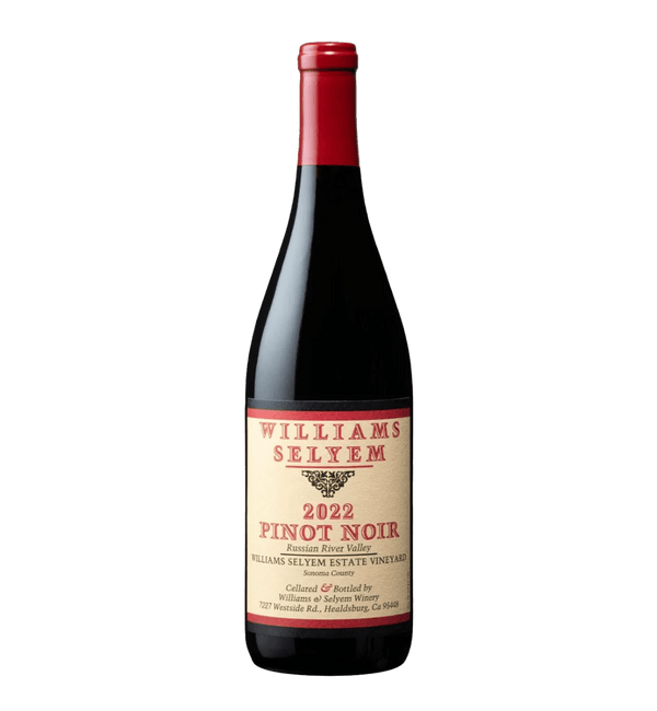 Williams Selyem Estate Vineyard Pinot Noir 2022 - Bottle Hero