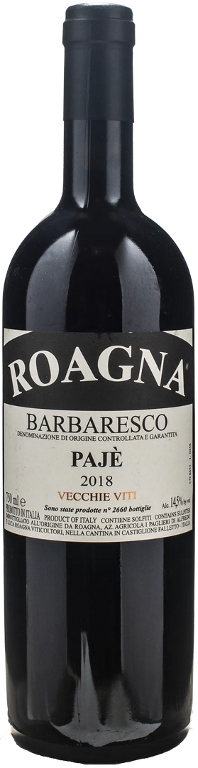 Roagna Barbaresco Paje Vecchie Viti 2018