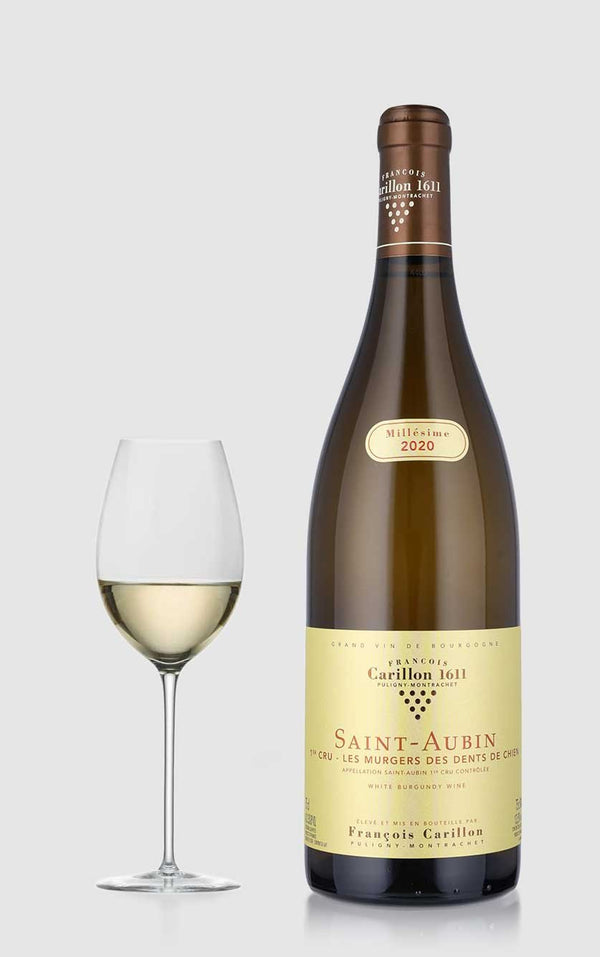 François Carillon, Saint-Aubin Blanc 1. Cru Les Murgers des Dents de Chien Domaine Francois Carillon 2020 - Bottle Hero
