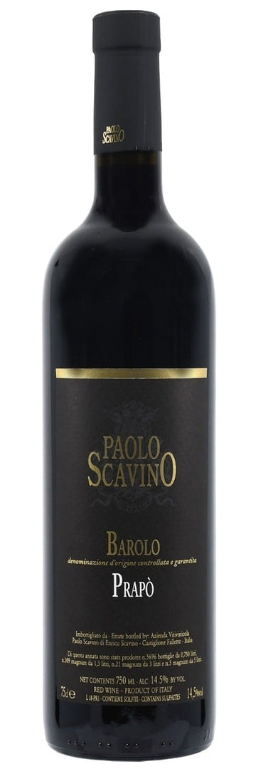 Tenuta Paolo Scavino, Barolo Prapò 2017 - Bottle Hero