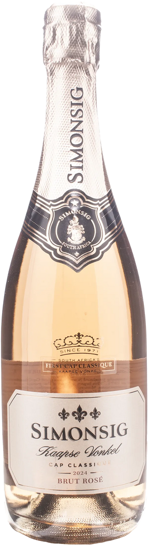 Simonsig Kaapse Vonkel Cap Classique Brut Rosè 2024 - Bottle Hero