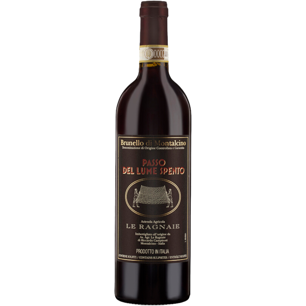 Le Ragnaie Passo del Lume Spento Brunello di Montalcino 2017 MG - Bottle Hero