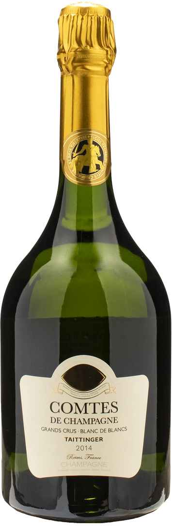 Taittinger Champagne Grand Crus Blanc de Blancs Comtes de Champagne 2014 - Bottle Hero