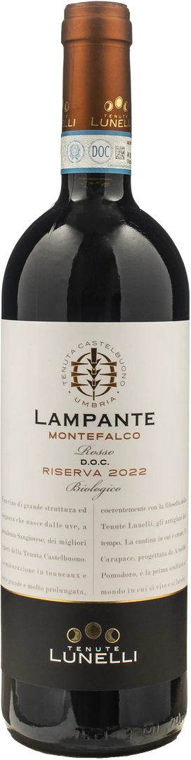 Tenute Lunelli Castelbuono Montefalco Rosso Lampante Riserva 2022