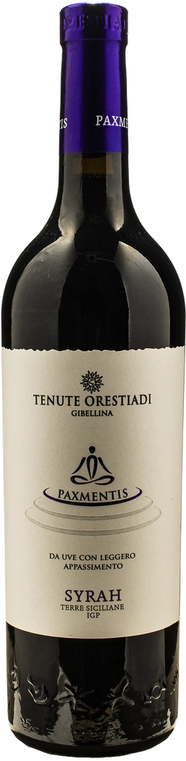 Tenute Orestiadi Paxmentis Leggermente Appassito Syrah 2024 - Bottle Hero