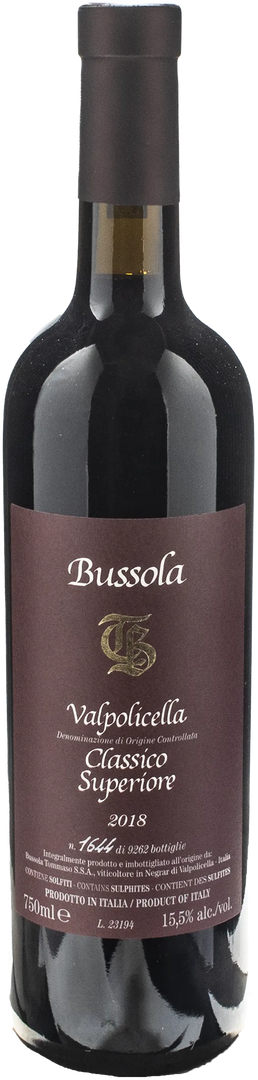 Tommaso Bussola Valpolicella Classico Superiore TB 2018