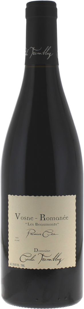 Vosne Romanée 1er Cru Les Beaumonts Domaine Tremblay Cécile, 2018 - Bottle Hero