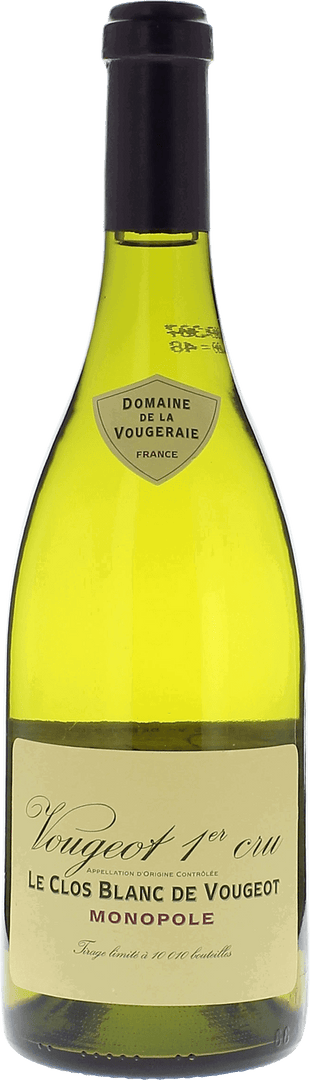 Vougeot 1er Cru Le Clos Blanc Domaine Vougeraie, 2023 - Bottle Hero