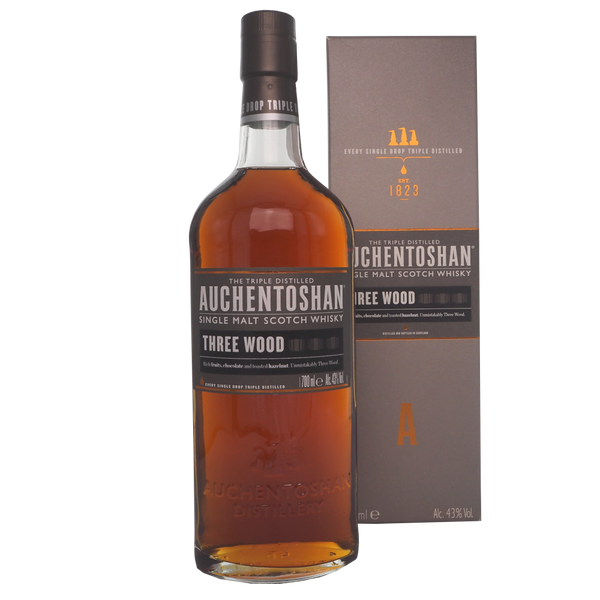 Auchentoshan Three Wood Single Malt 43% - Bottle Hero
